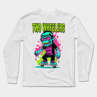 Two Wheelers ape Long Sleeve T-Shirt